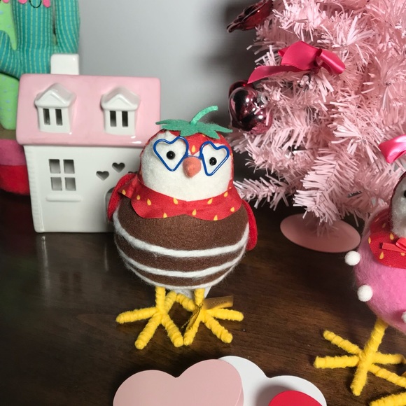 Target Spritz 2021 Poppy & Rowan Strawberry Valentine’s Day Birds  NWT! - Picture 2 of 10